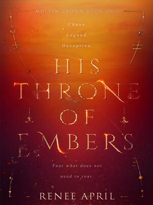 cover image of His Throne of Embers